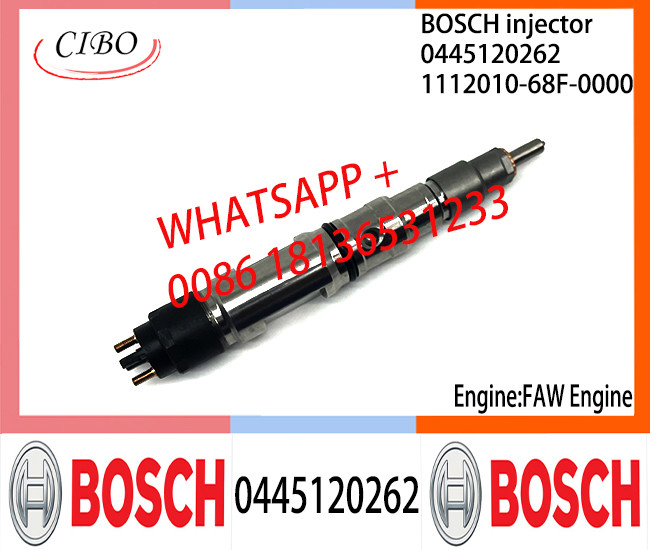 BOSCH 0445120262 1112010-68F-0000 Neutral Fuel Injector Assembly 0445120262 1112010-68F-0000 For FAW