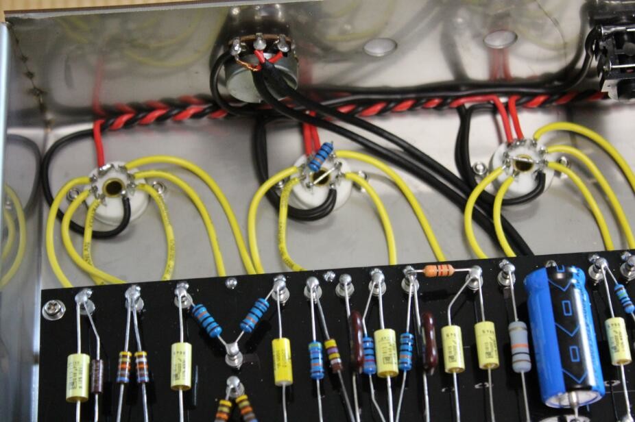 Plexi1959 Grand Style Plexi Tone Hand Wired Tube Guitar Amp Chassis Ruby Tubes 50W Musical Instruments Imported Parts