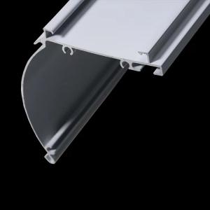  Aluminum Alloy 6063 Blind Top Head Rail Cover Aluminum Powder Coated Manufactures