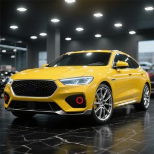 Waterproof Gloss Yellow Wrap OEM / ODM Lemon Yellow Wrap HYC1108