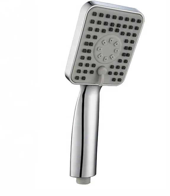 4 Functions ABS Chrome High Pressure Hand Held Shower Head With Online Technical Support