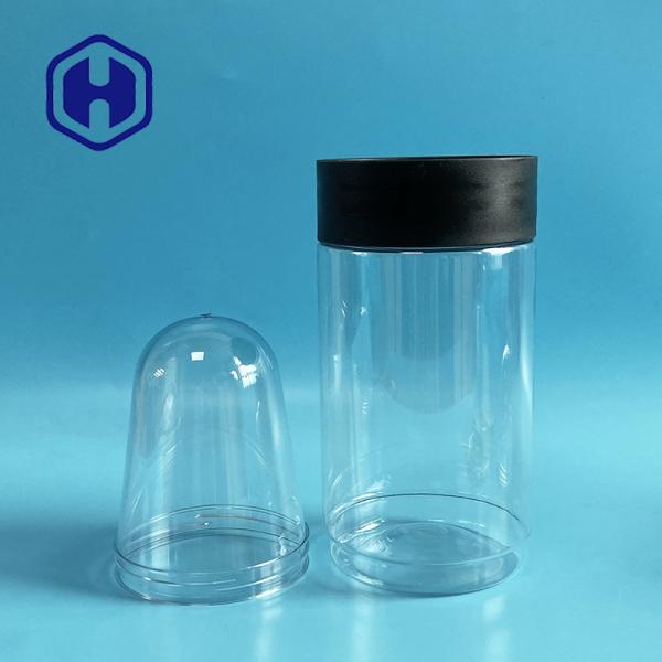 1000ml PET Bottle Preform 307# clear Screw Lid Plastic Can Thick Wall Wide Mouth