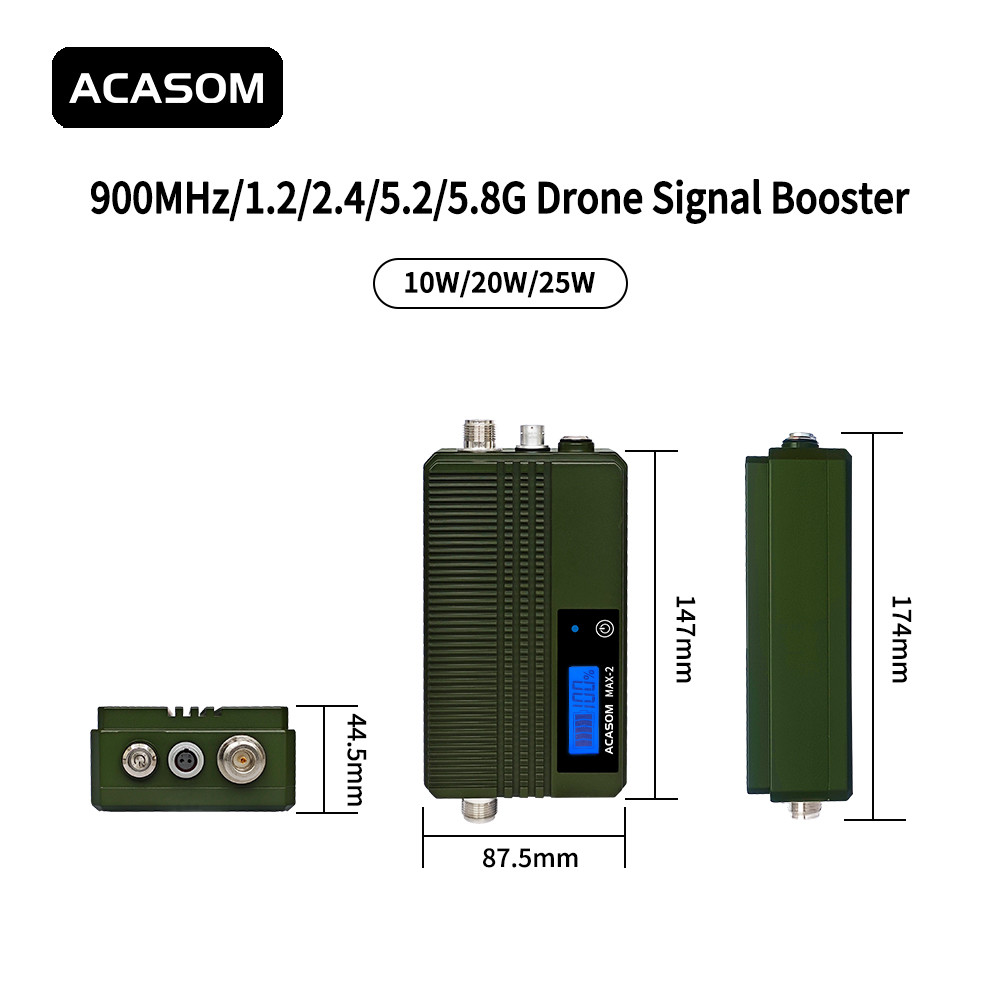 Durable 10W 20W 25W FPV Drone Signal Boosters From 900MHz To 5.8GHz