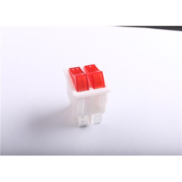 China Waterproof Push Button Rocker Switch , Double Pole Illuminated Rocker Switch on sale China Waterproof Push Button Rocker Switch , Double Pole Illuminated Rocker Switch on sale