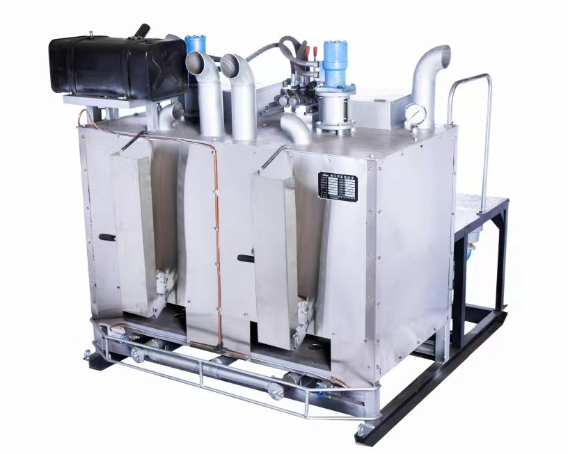 Diesel Fuel 1000kg Thermoplastic Preheater Road Marking Boiler 2 Tanks Heating Plate Temperature Control Range 0-400C
