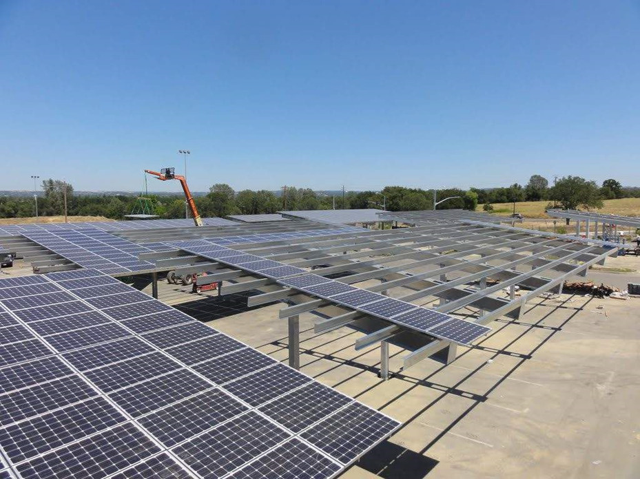 Solar parking steel structure Solar pv carport mounting brackets carport solar mounting system