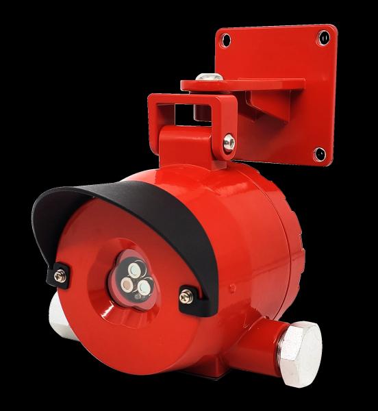 Copper Free Cast Aluminum IR Ultraviolet Flame Detector DC24V Intelligent For