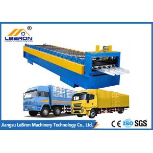  Made in China Car panel cold roll forming machine 2018 new type 10 meter container panel PLC control system Manufactures