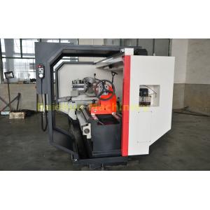 Flat Bed CNC Turning Machine , High Stability Computer Controlled Lathe