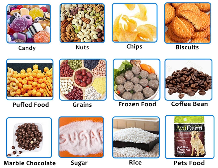 Laminated Film 50 Bags / Min Nuts Packing Machine