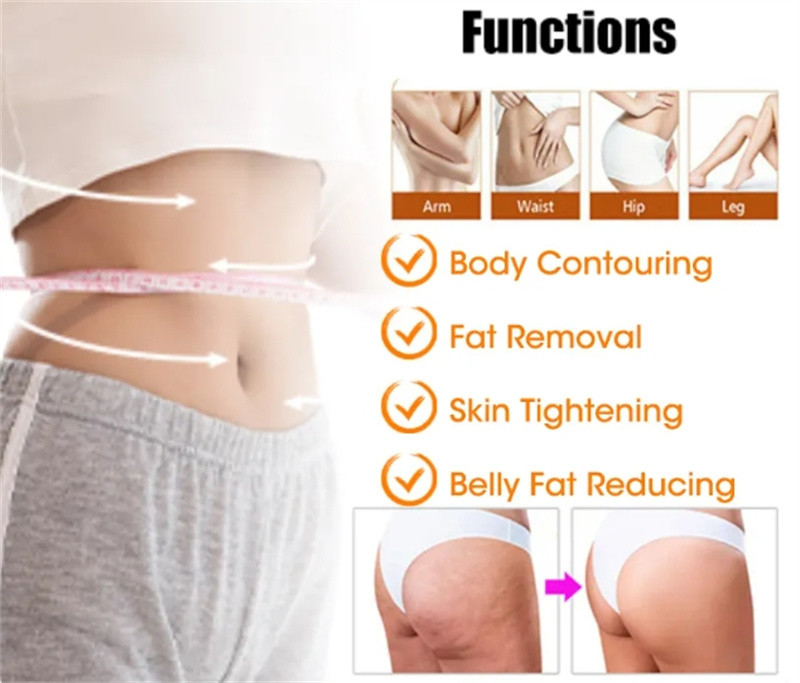 Vacuum Roller Therapy 4 In 1 Cavitation 40k Machine Rf Fat Removal