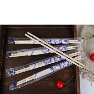  Portable Individually Wrapped Chopsticks Smooth Surface Custom Bamboo Chopsticks Manufactures