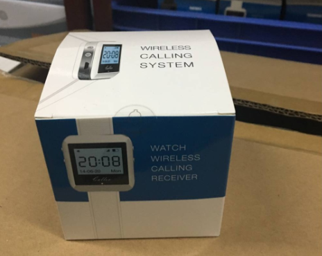 Restaurant wireless calling system best price wrist watch pager