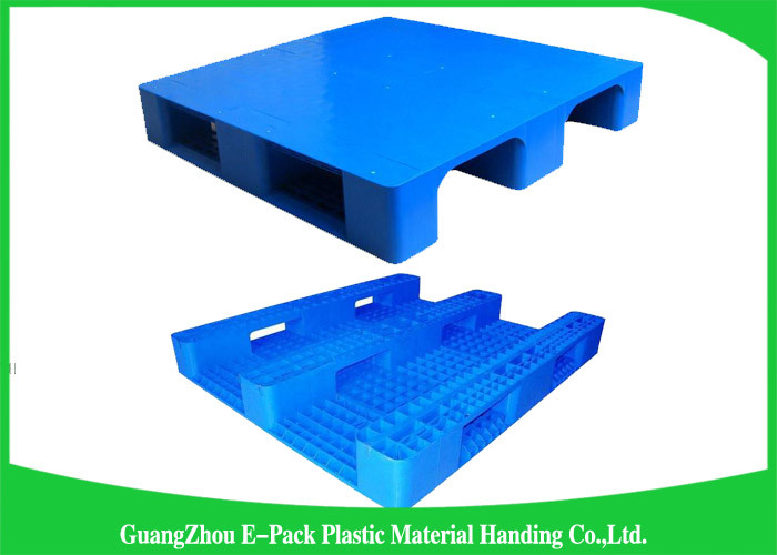 Virgin HDPE Plastic Skids Pallets With Three Runners , 1T Shelf Load