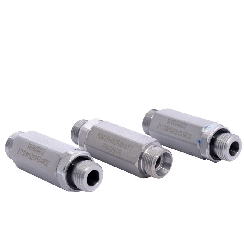 Solenoid Hydraulic Throttle Valve Steel / Iron One Way Flow Valve