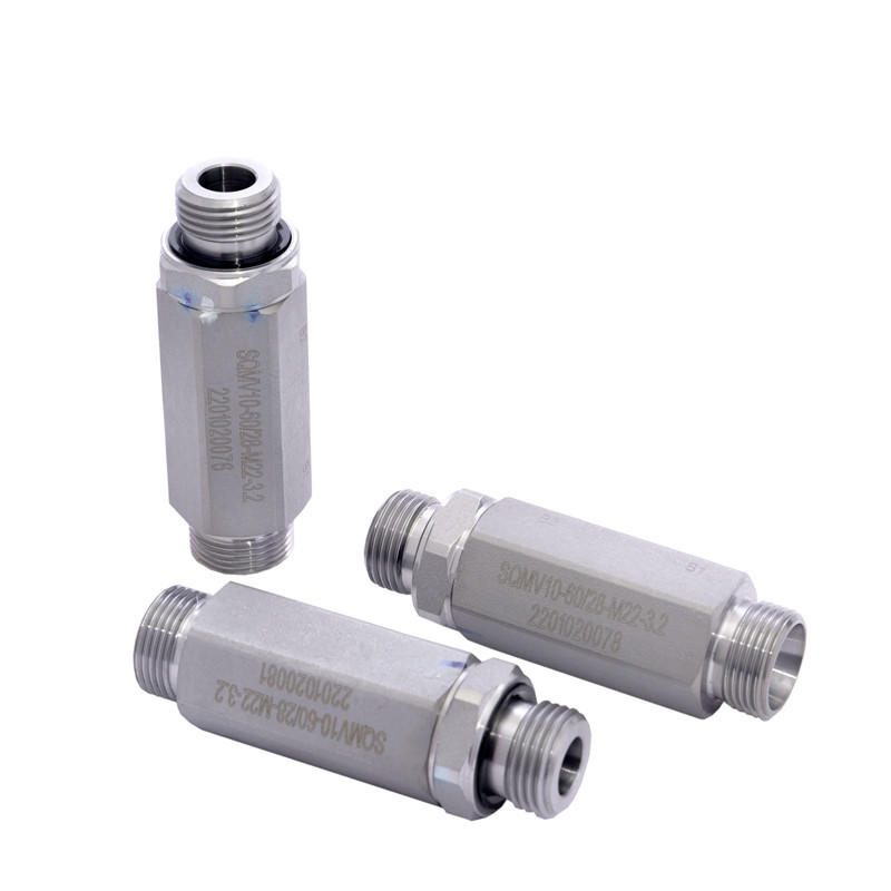 Solenoid Hydraulic Throttle Valve Steel / Iron One Way Flow Valve