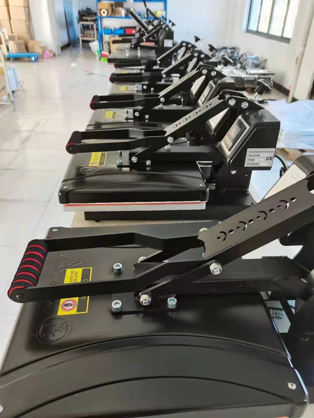 1800W Manual Heat Press Machine 38x38cm Various Colors