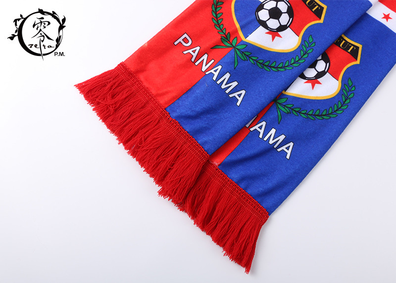 FIFA Panama Digital Sublimation Scarf Long Size Printing With Logo
