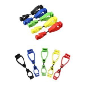 China Customized Multicolor Plastic Gloves Safety Clips for Safety Work Gloves on sale