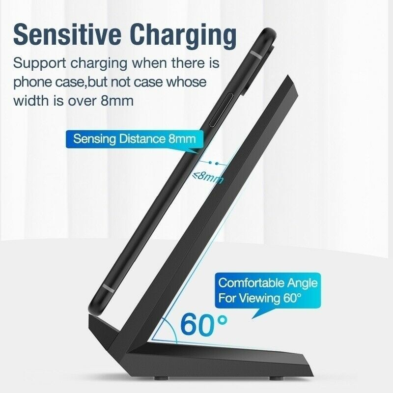 35W Qi Wireless Charger Stand Fast Dock Station Phone Charger For Samsungs S10