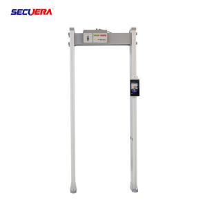 LCD Display Walk Through Temperature Scanner Infrared Human Body Temp Measuremen