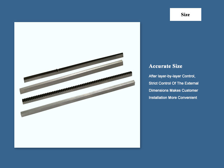 Straight Industrial Knife Blades For Food Packaging Machine Plastic Bag