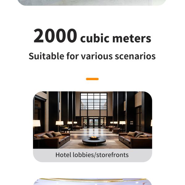 Remote Control Intelligent Aroma Diffuser Machine For Large Room 2000cbm Coverage 500ml