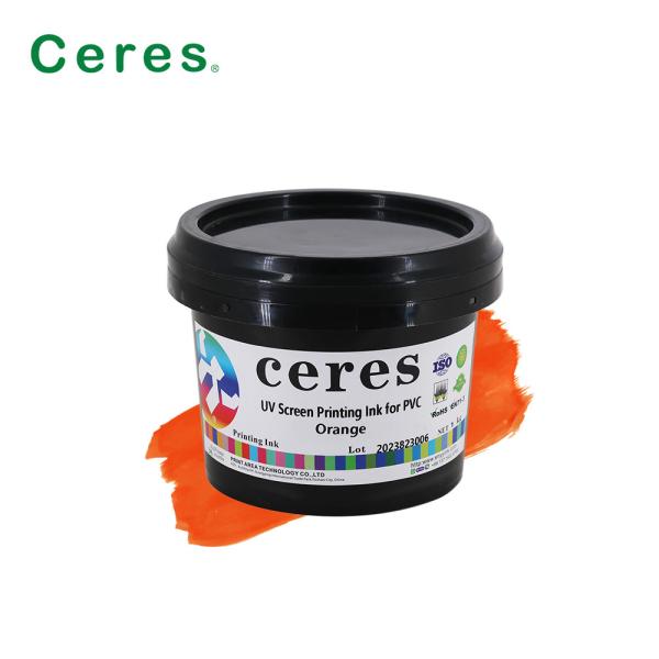 Water Resistance UV Screen Printing Ink For PE Bottle Fineness 2-3um CMYK Panton