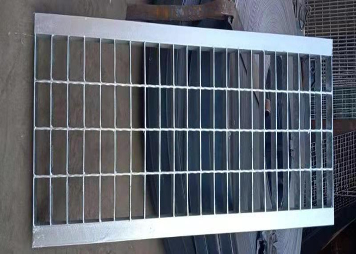 Hot Dipped Galvanized Steel Channel Drain Grate Cover With Angle, Industry Steel Grating
