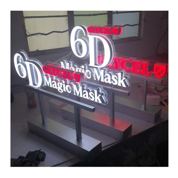 Custom LED Alphabet Letter Signs Double Sided Illuminated for Indoor Outdoor