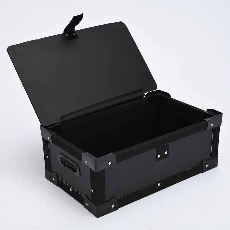Turnover Corrugated Plastic Packaging Boxes Eggplant Correx Box