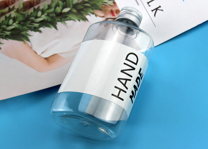 Flat Square Glass Juice Bottles 100ml 200ml 350ml Customized Logo