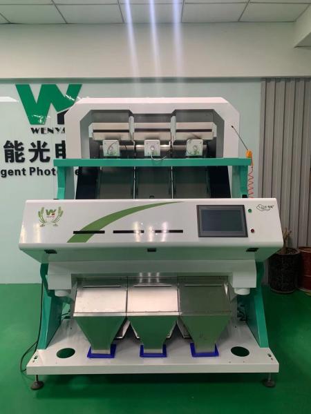 3 Chutes Optical White Black Pepper Color Sorting Machine Multifunction
