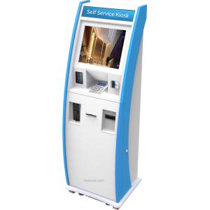 China All In One Custom Bill Payment Kiosk ,Interactive Kiosk, ATM Machine With Bank Card Reader & Cash Dispensser on sale