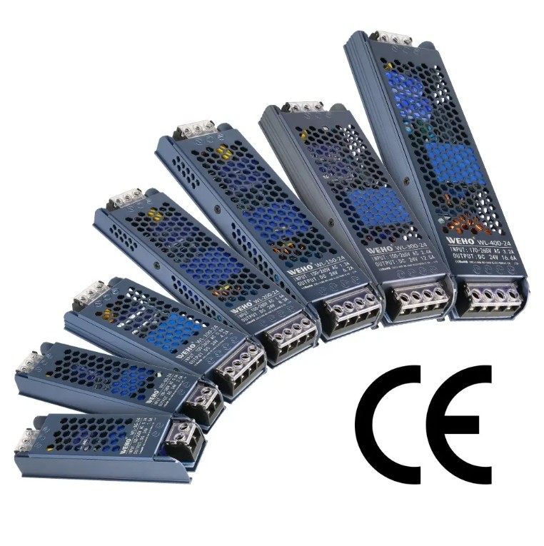 Ultra Thin And Slim Power Supply 12V/24V 60W 100W 150W Led Driver Switching Power Supply For Led Strip Light Tin Box