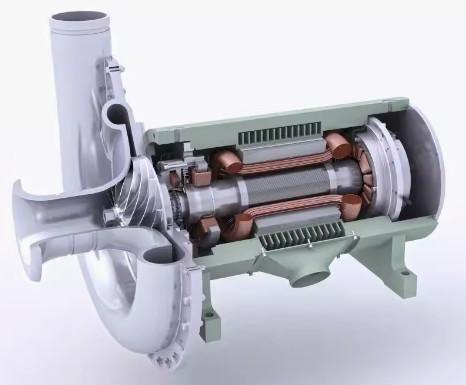 Ultra High Vacuum Magnetic Levitation Turbine Pumps For Excellent Vacuum