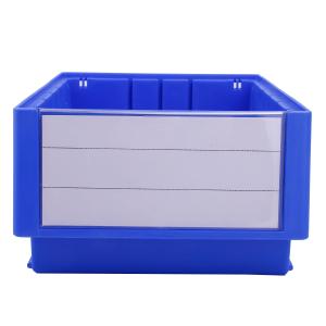 China Foldable PP Shelf Storage Bin Boxes Tools Stackable Plastic Crate with Divider on sale