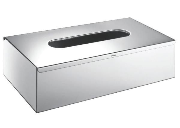 Stainless Steel Type Of Paper Dispenser On Desk Satin finish nakin holder paper