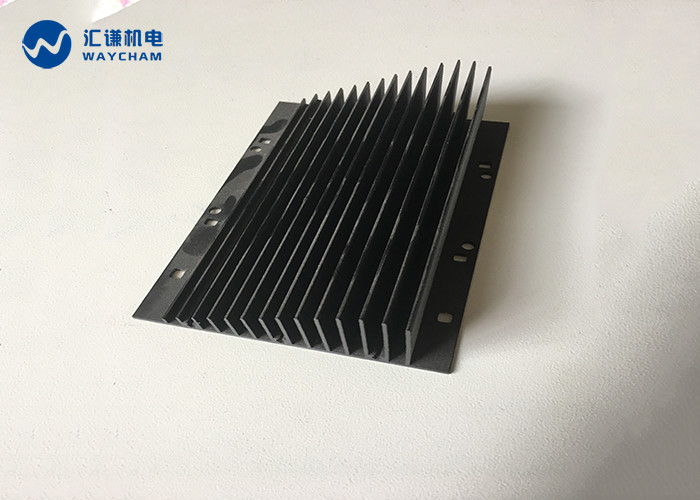Micro Machining 6063T5 Aluminium Cooling Fins Anodized Heat Sink