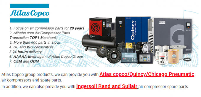 Oil Free Atlas Copco Piston LF Industrial Aluminum Material ISO 1