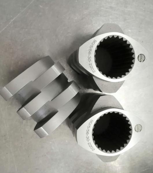 Model 70 Involute Spline Extruder Machine Parts Neutral Kneading Block Screw