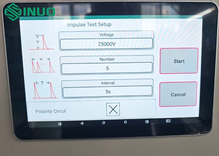 IEC 60335-2-76 Clause 14 Impulse Test Generator 25KV Transient Over Voltage Of Components