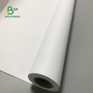  36'' x 500ft 92 Brightness 20lb CAD Plotter Paper Uncoated Bond Roll 3'' Core Manufactures