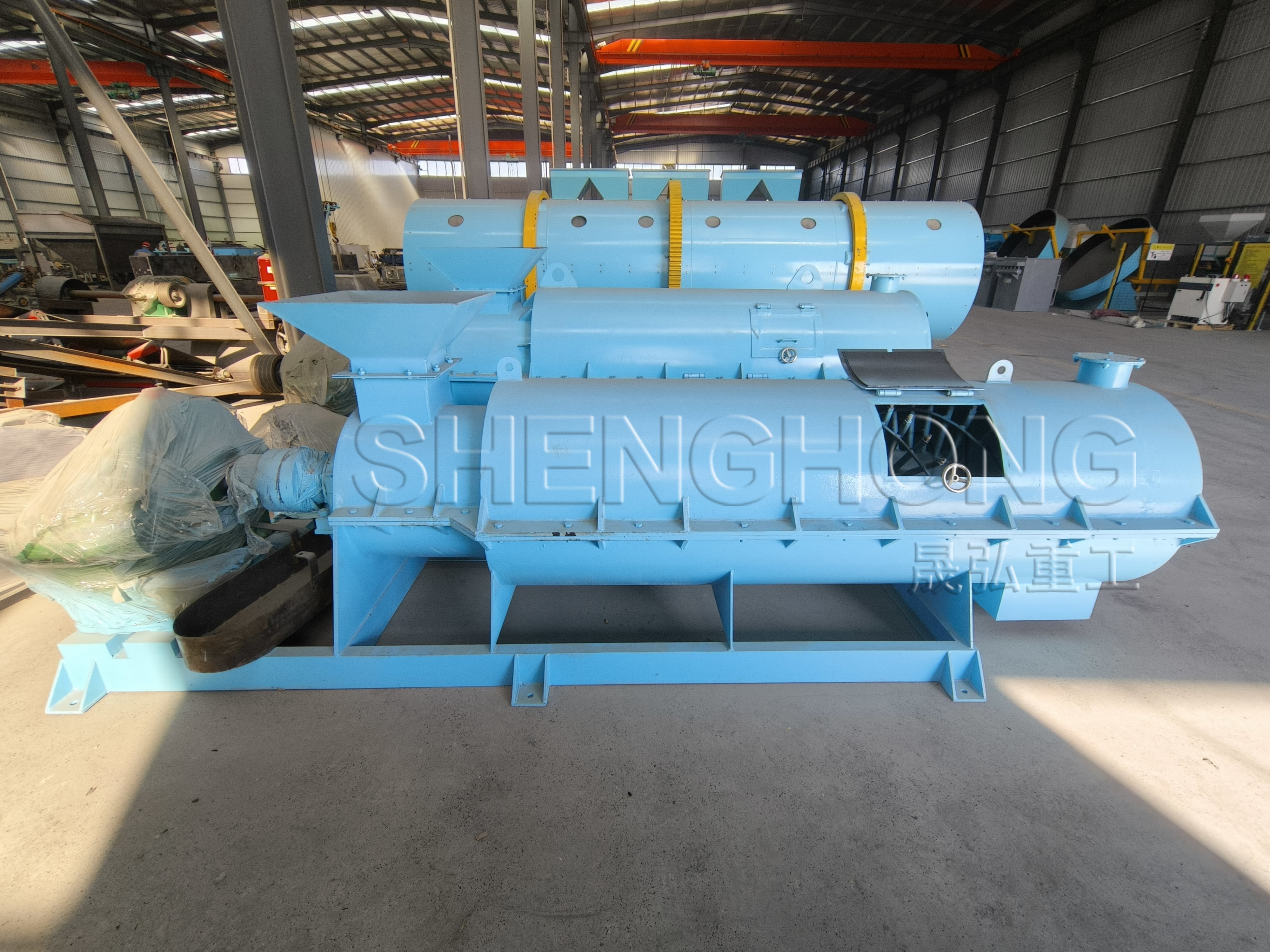 2t/H Compost Organic Fertilizer Granulator With Stir Tooth