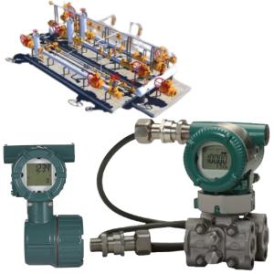 Pressure/flow control system equipped with a Yokogawa VY series vortex flowmeter