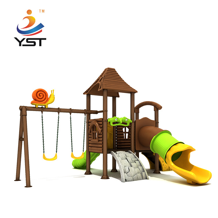 Plastic Film Combined Kids Playground Slide Outdoor Playground Equipment