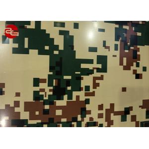  Coated Color Prepainted Steel Coil Durable With Brick / Camouflage Pattern Manufactures