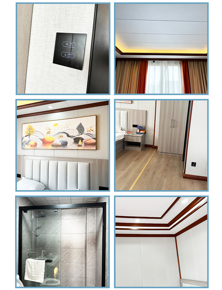 Hotel Apartment Prefabricated Home with Modular Prefab Container Bathrooms and OEM/ODM