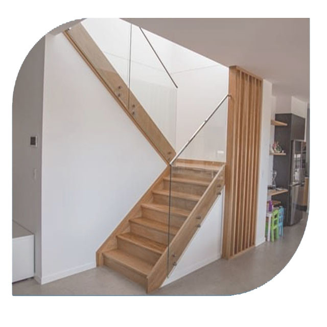 Modern Design Mirror Polishing Handrail Glass Balustrade With Rust Resistance