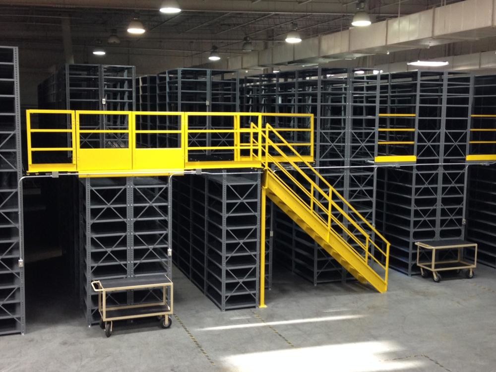 Certified Warehouse Storage Rack Supported Mezzanine Floor Systems
